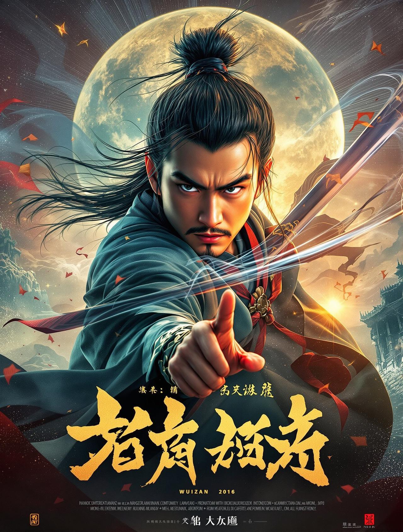 深夜影院深a作品《笑闹江湖》海报