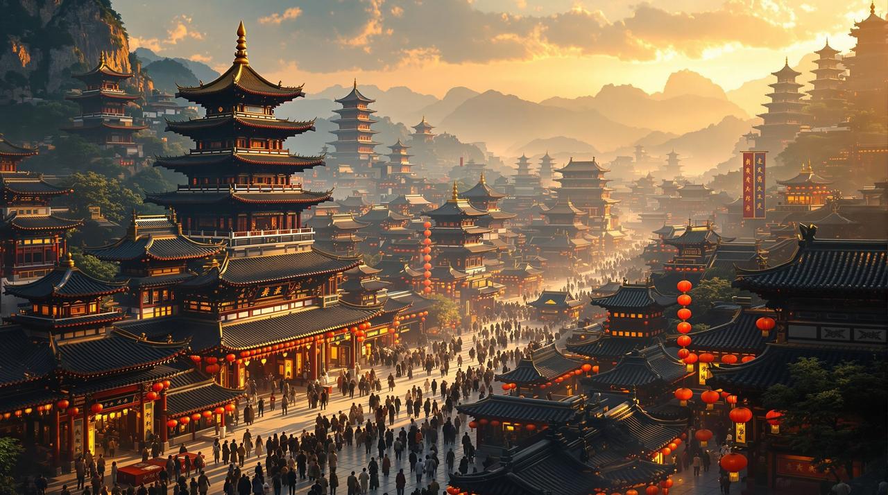 深夜影院深a作品《长安十二时辰》场景图